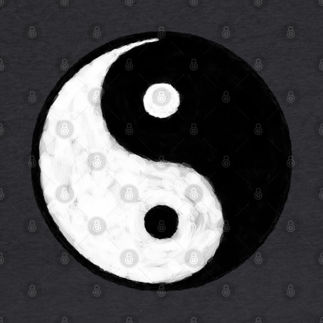 YING-YANG SYMBOL IN OIL by jcnenm